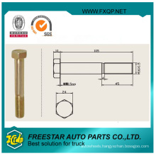 Hex Head Axle Bolt with Thread Rod